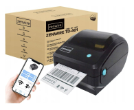 Zenwire Mini Drukarka Etykiet Samoprzylepnych 100x150 Wifi BT TD-401 - 1604643 - zdjęcie 1